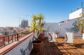 Exclusive Sagrada familia penthouse with sea views